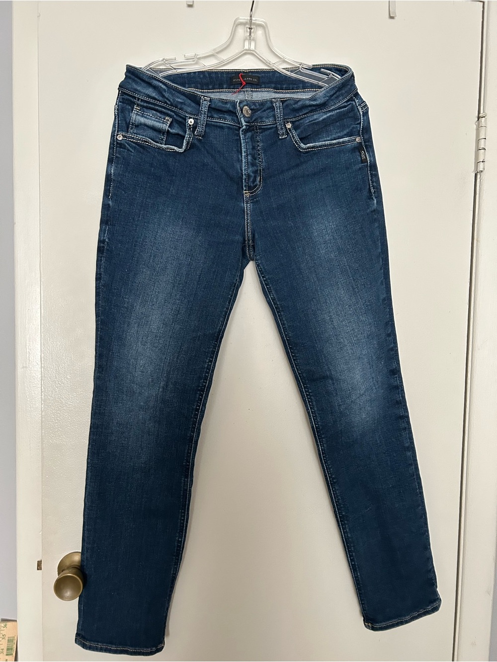 Women’s Silver boyfriend jeans
